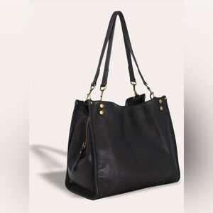 NWOT American Leather Co Lenox Triple Entry Satchel